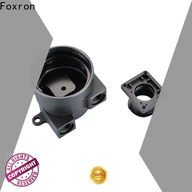 Foxron cnc electronic components with anodized surface for audio control panels