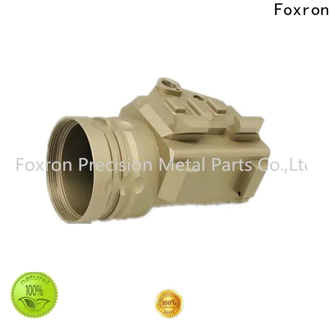 Foxron custom die casting components flashlight case for military