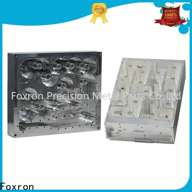 Foxron top aluminum fabrication parts with silver plating for aluminum housing
