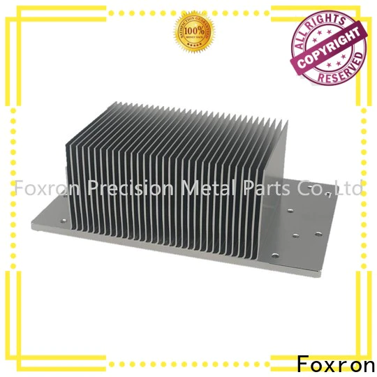 Foxron aluminum heat sink enclosure cnc machined parts for sale