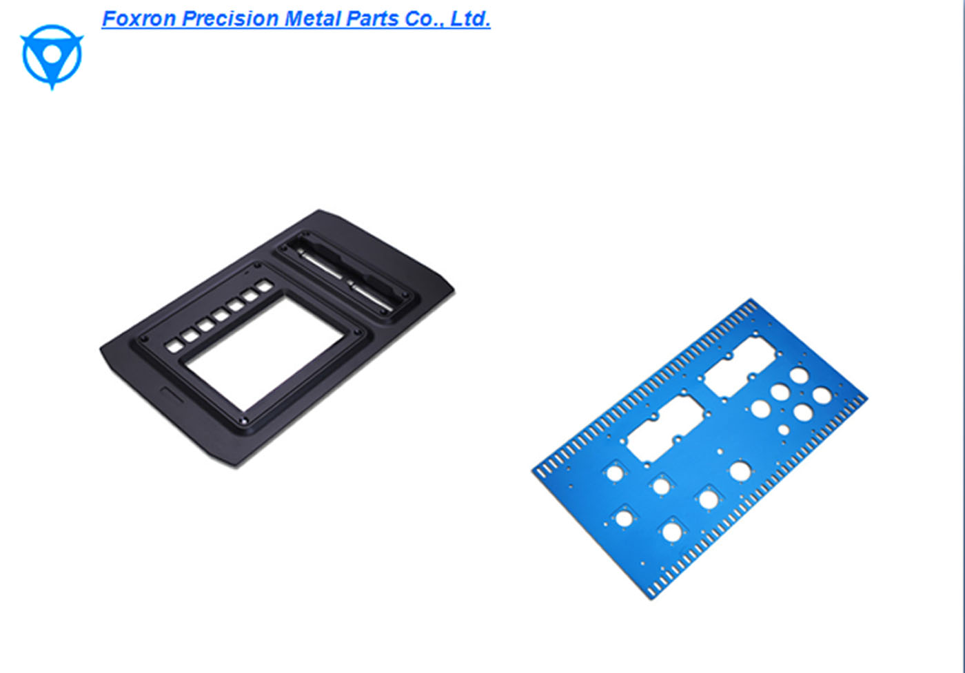 Foxron custom aluminum sheet manufacturer for electronic bracket-1