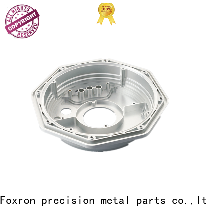 Foxron high quality cnc electronic parts with anodized surface for audio control panels