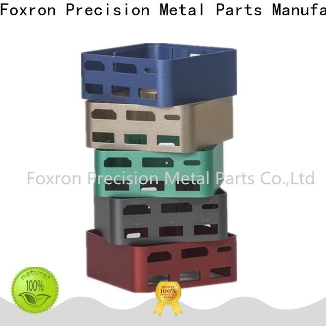 Foxron superior quality curved aluminum extrusions cnc machined parts for consumer electronic bracket