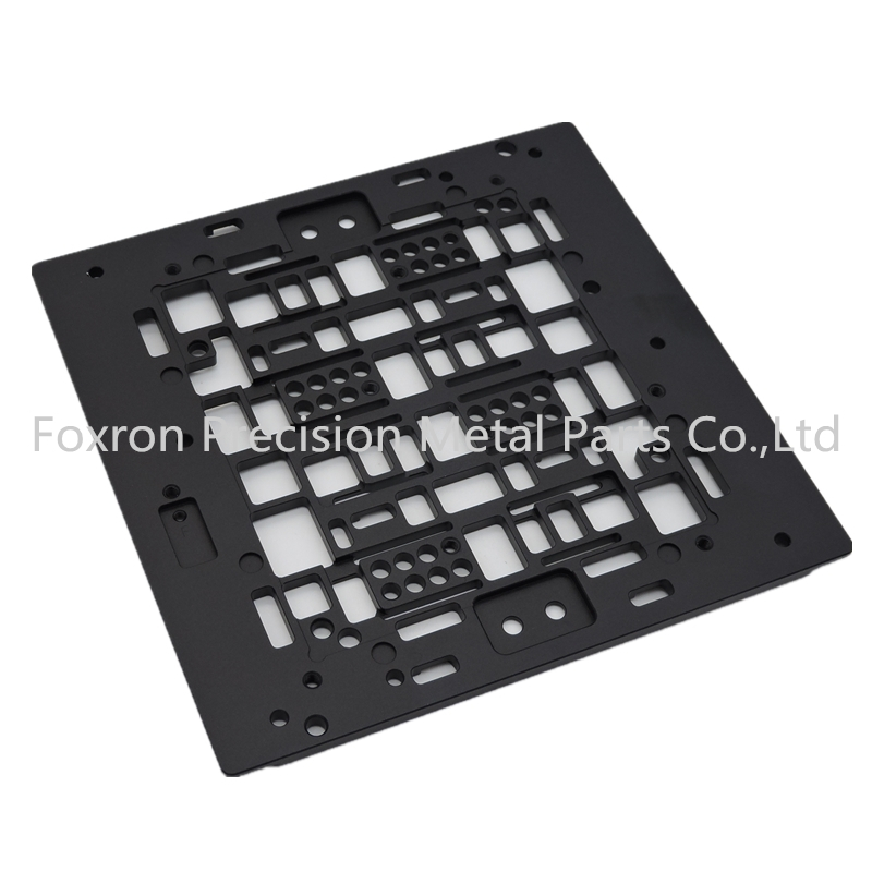 Customized CNC machined parts aluminum panels electronic components for electronic bracket