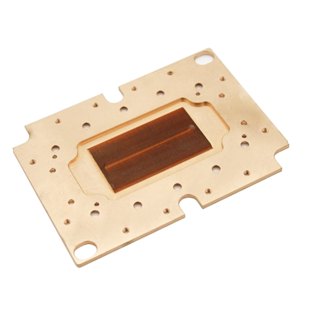 Custom epoxy bonging copper pipe liquid water cooled plate thermal heat sink cooling coldplate
