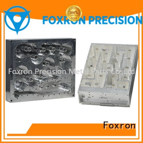 Foxron top aluminum fabrication parts cnc machined parts for telecom housing