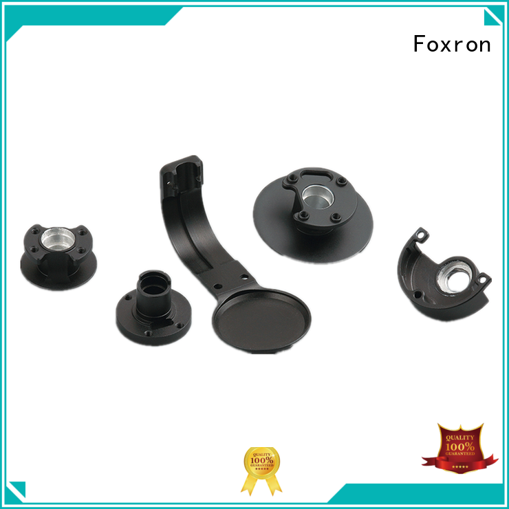 Foxron precision cnc machined parts with anodized surface for audio control panels