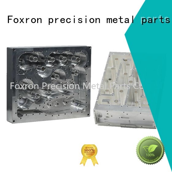 Foxron professional aluminum fabrication parts with silver plating for aluminum housing