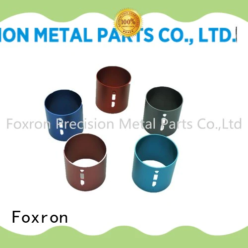 Foxron professional cnc electronic parts with anodized surface for audio chassis