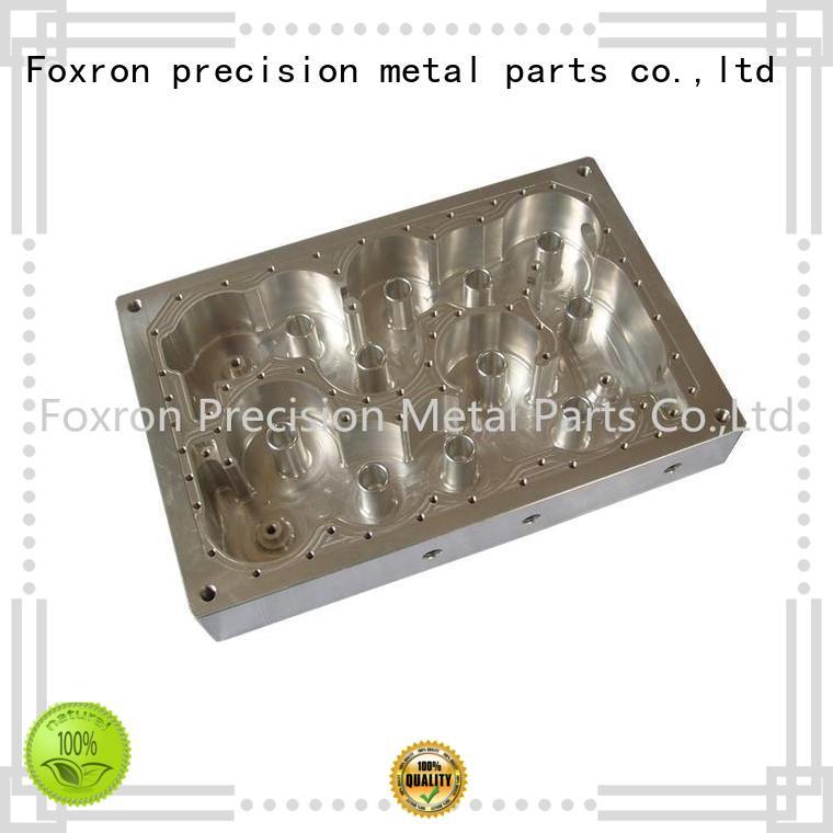 Foxron telecom components cnc machined parts for aluminum housing