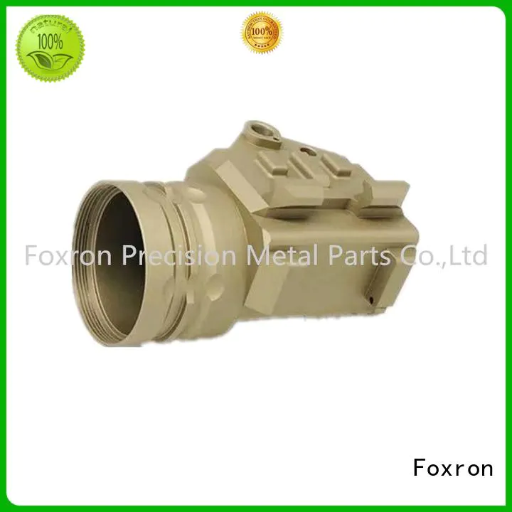 Foxron aluminum die casting parts with anodizing process for military